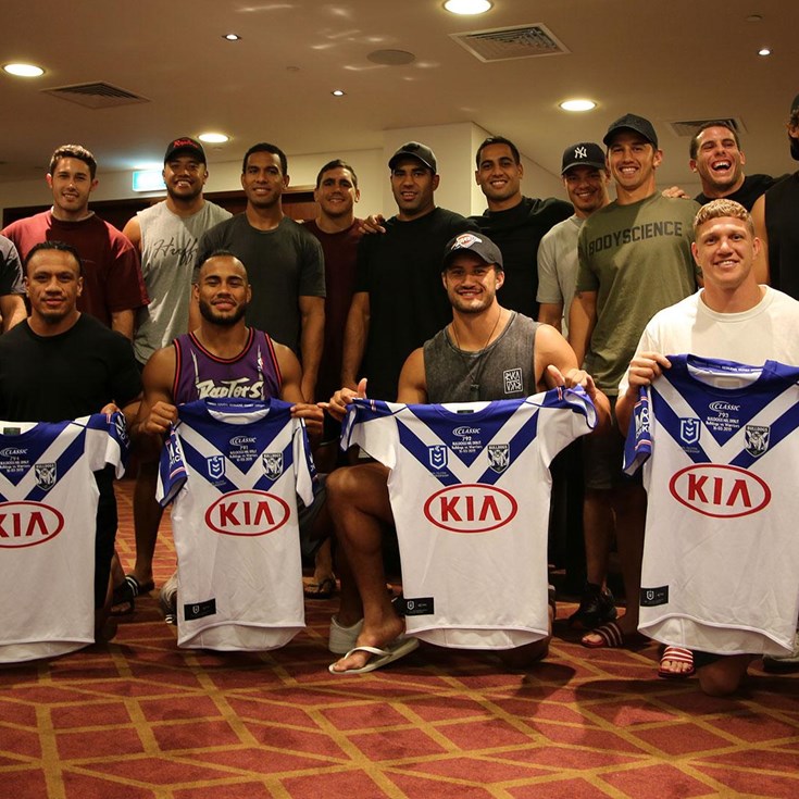 Inside debutants jersey presentation