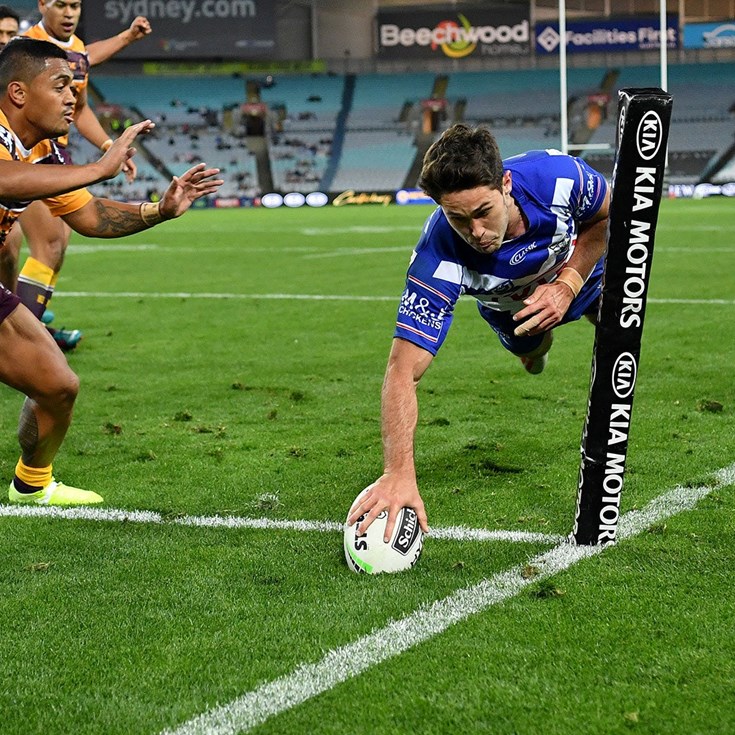 Meaney's first NRL hat-trick