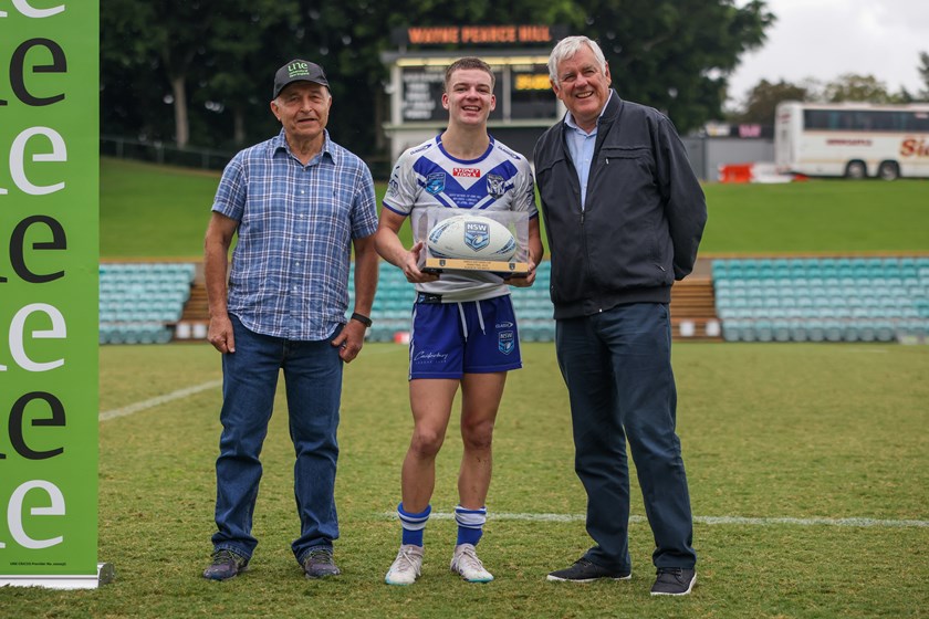 Bulldogs Harold Matthews Player of the Year and halfback Mitchell Woods also earned the NSWRL 2023 Grand Final Player of the Match Award.