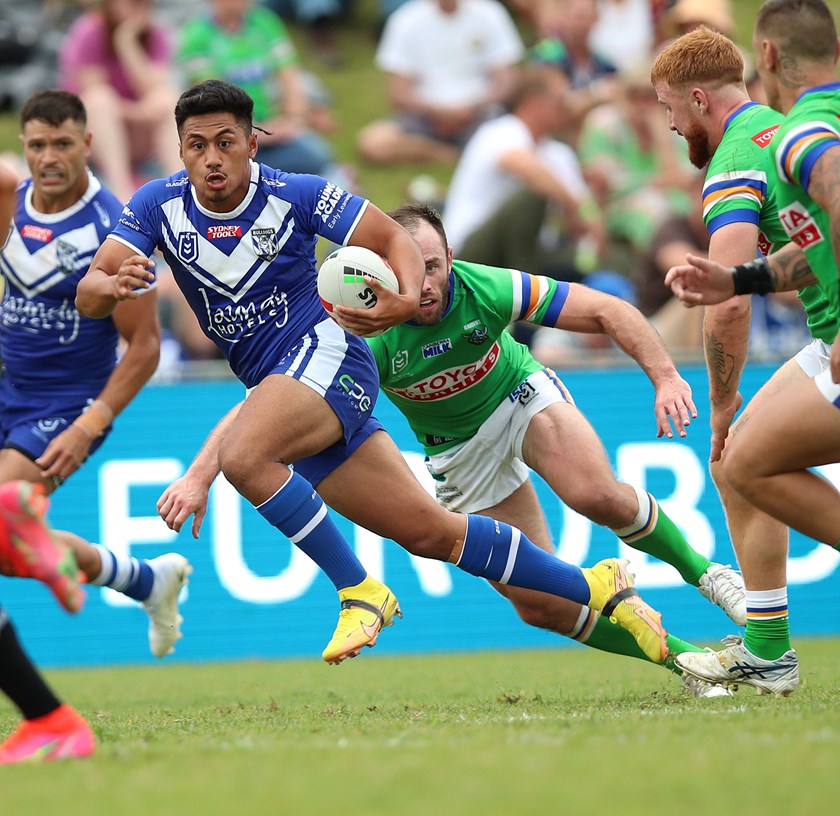 Canterbury-Bankstown Bulldogs speedster Joash Papalii.