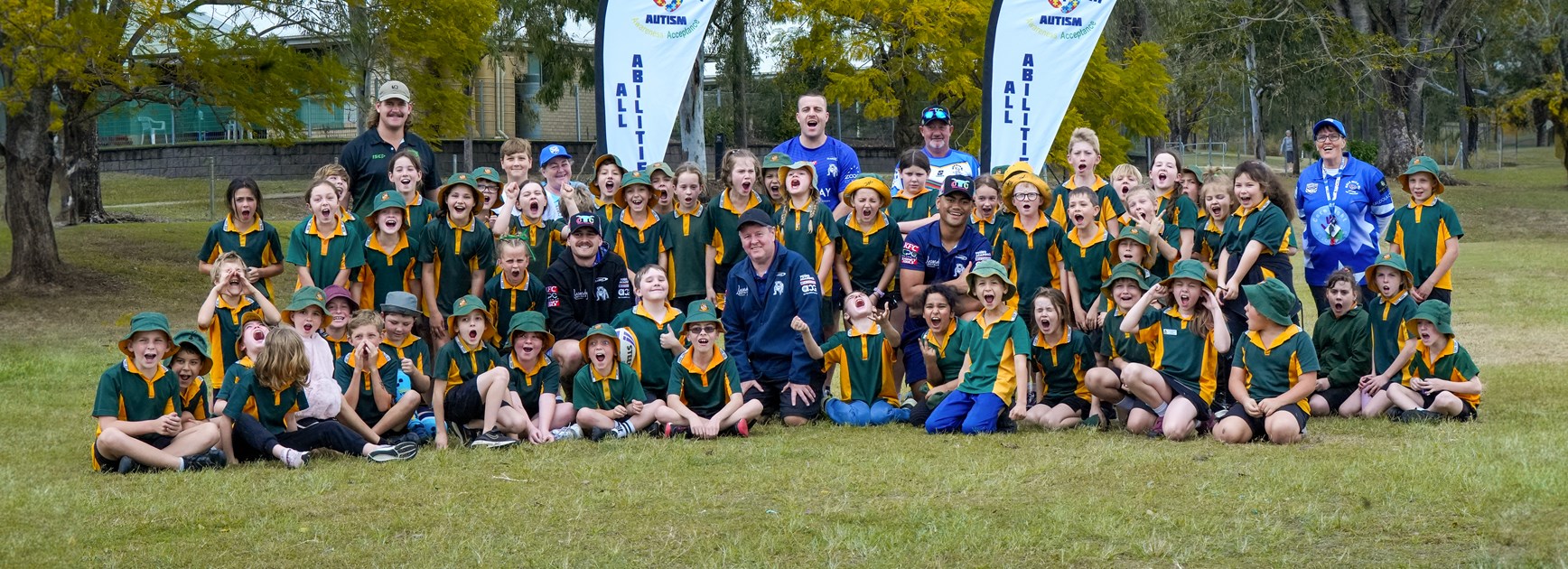 Bulldogs visit schools across Bundaberg region