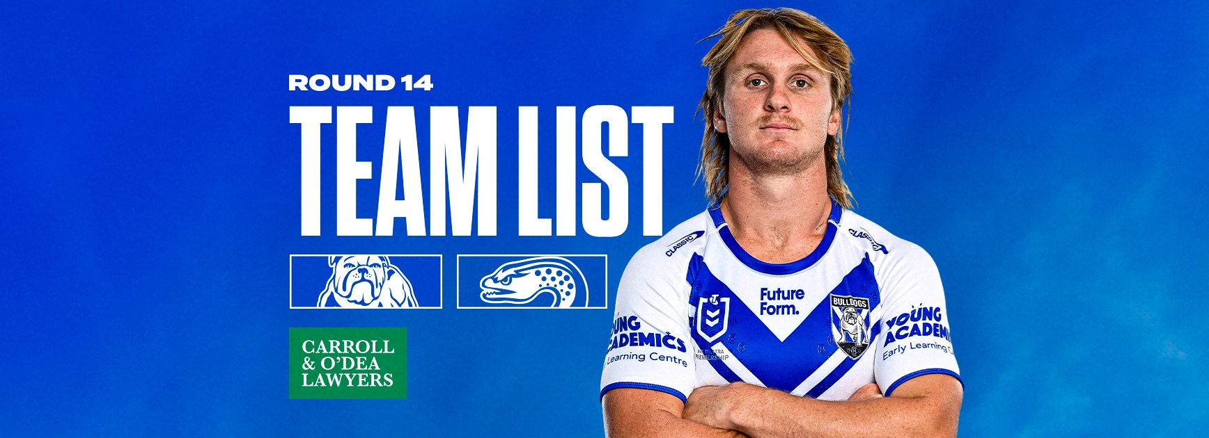 Round 14 Team News: Bulldogs to Battle Eels in i4Give Cup Clash
