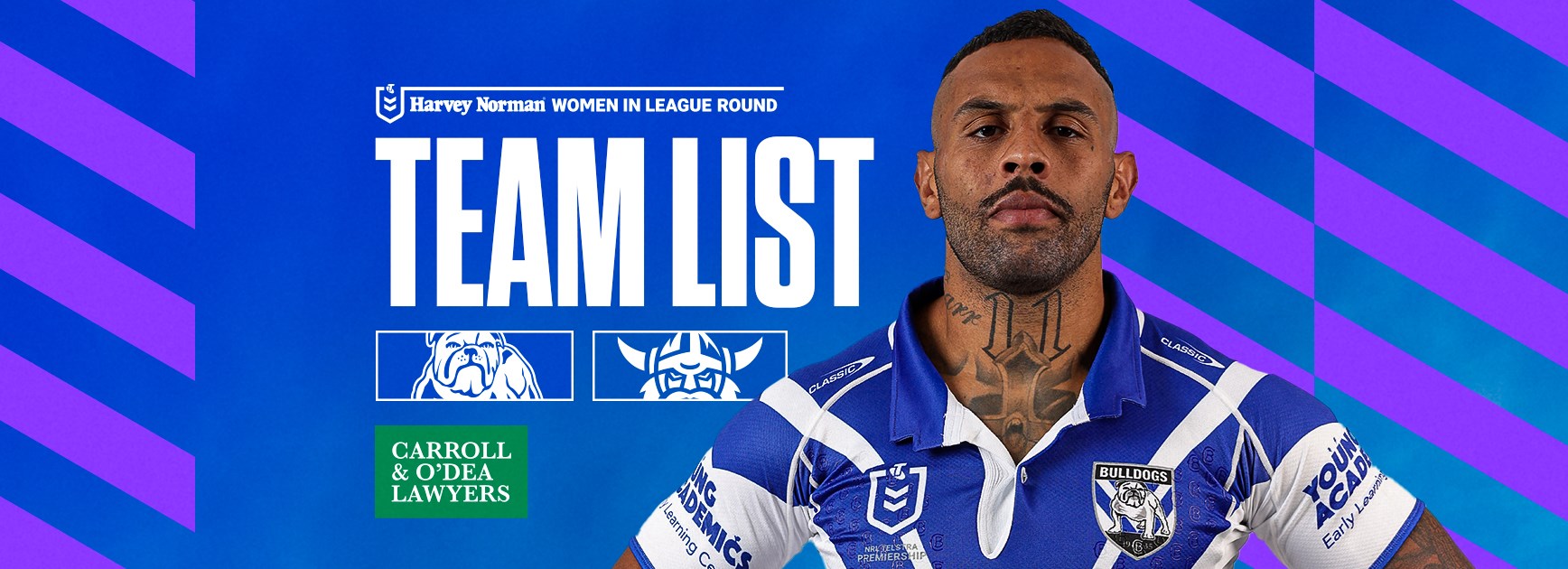 Round 22 Team News: Bulldogs v Raiders at Belmore