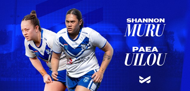 Bulldogs Building: Muru and Uilou Sign On to Inaugural NRLW Squad