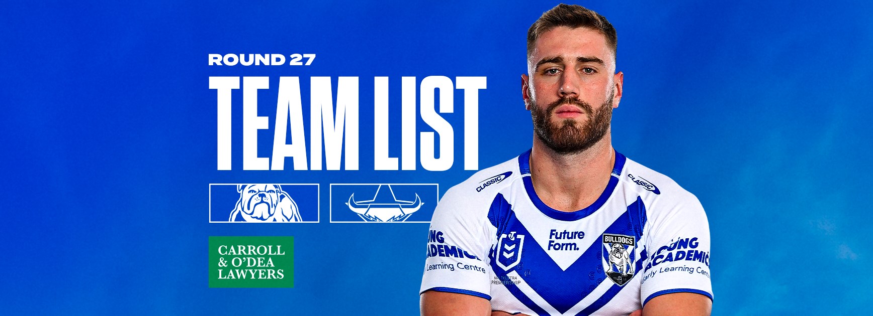 Round 27 Team News: Final Regular Round Clash v Cowboys